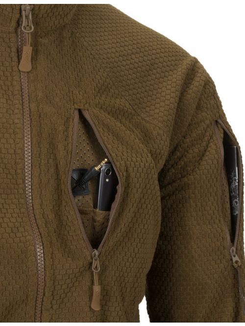 Helikon Tex Alpha Tactical – Chaqueta De Forro Polar Grid Shadow Grey, Small